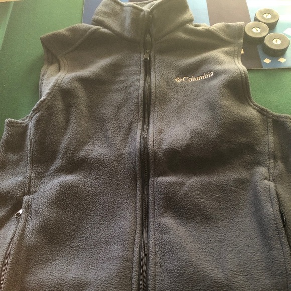 Grey Columbia fleece vest - Picture 1 of 1